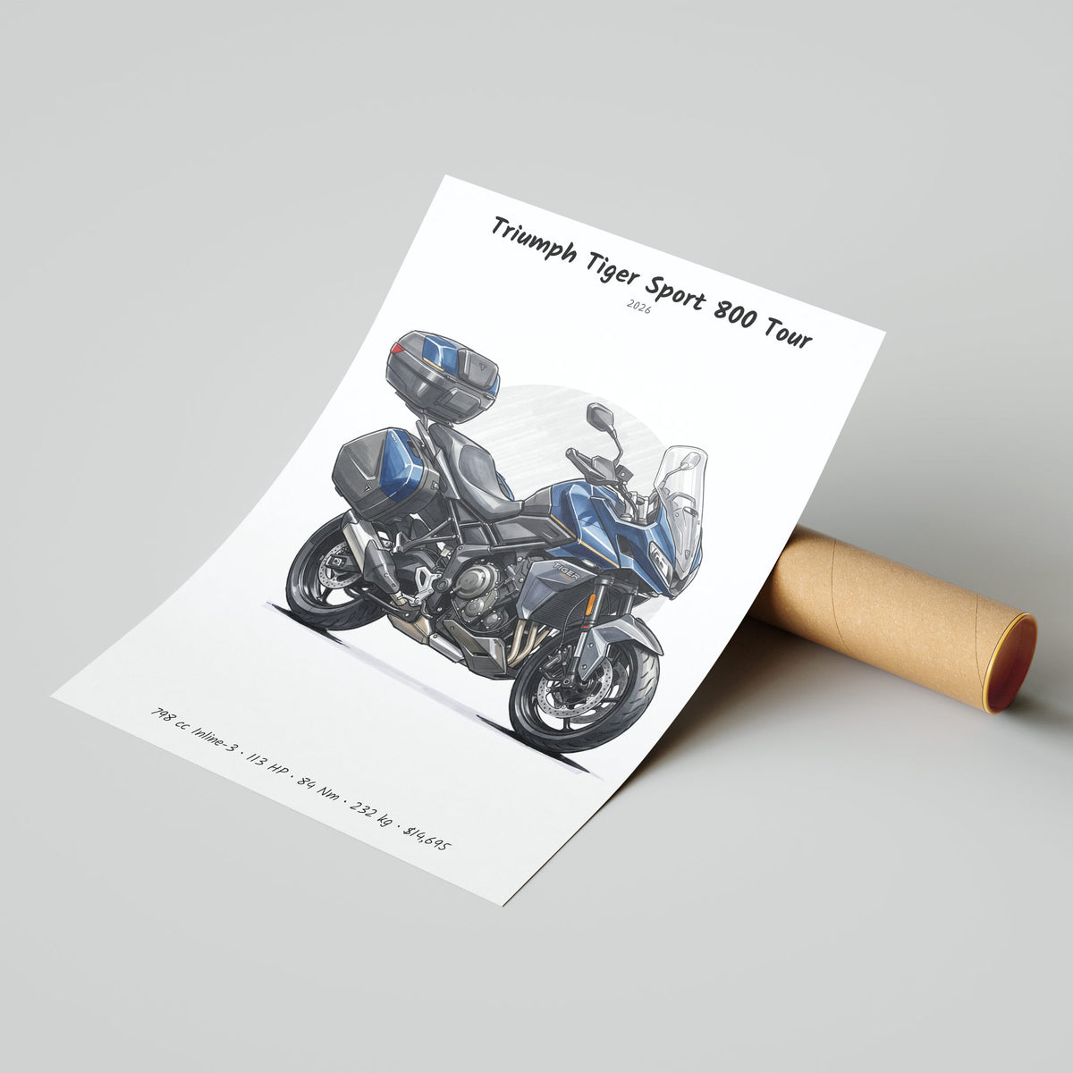 Triumph Tiger Sport 800 Tour 2026 Poster