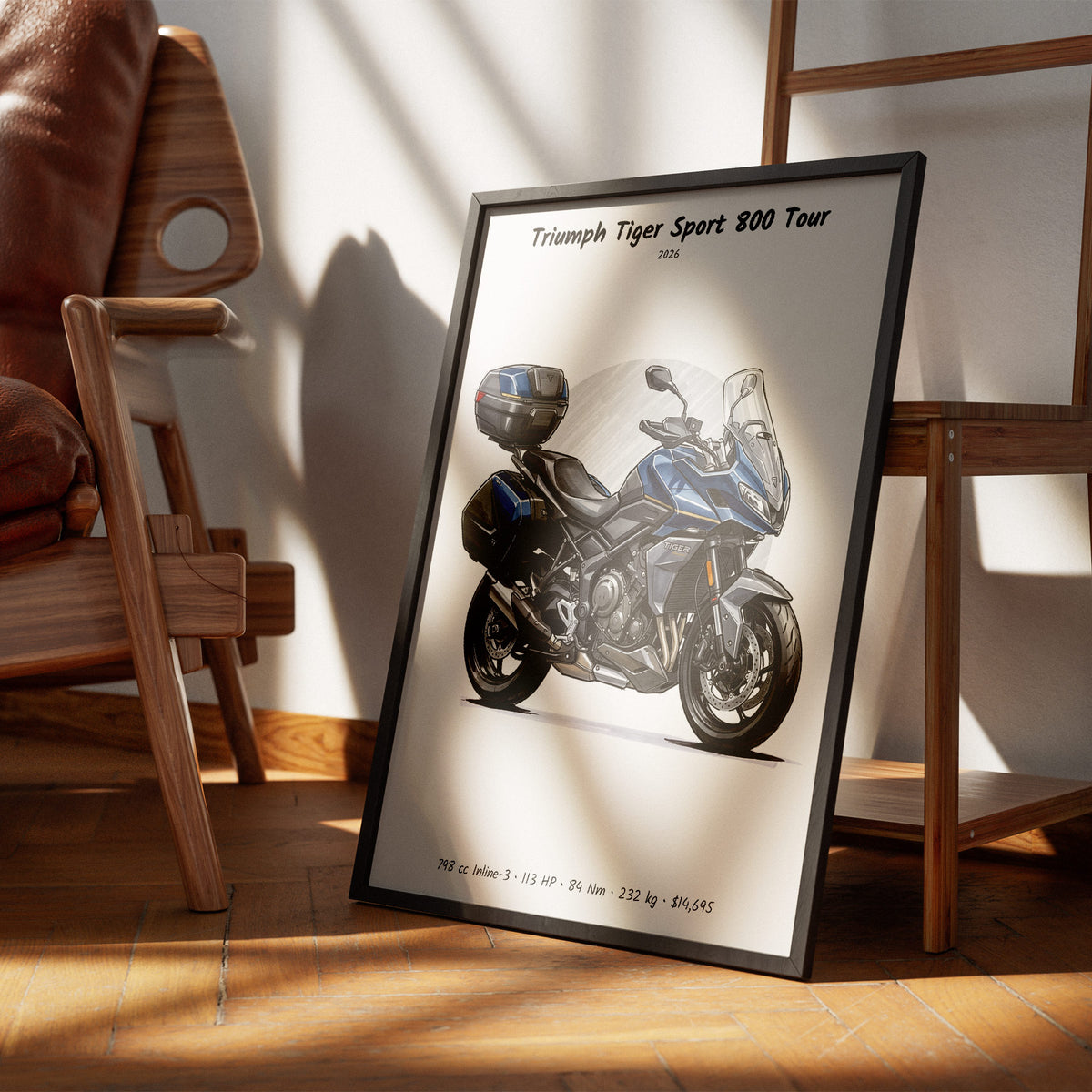 Triumph Tiger Sport 800 Tour 2026 Wall Art