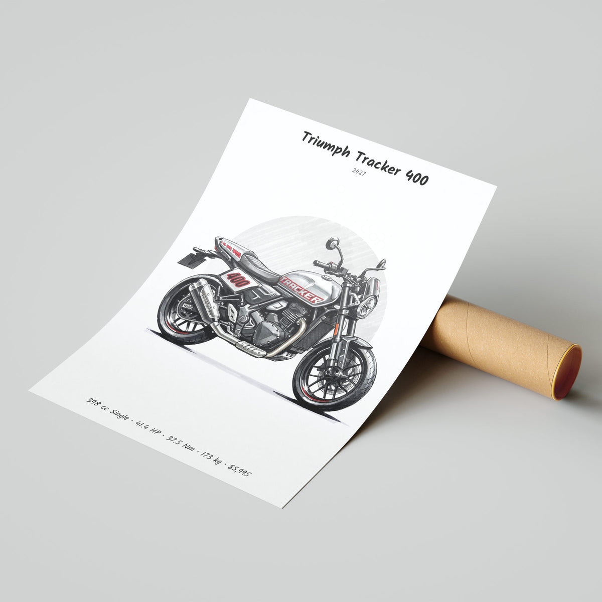 Triumph Tracker 400 2027 Poster