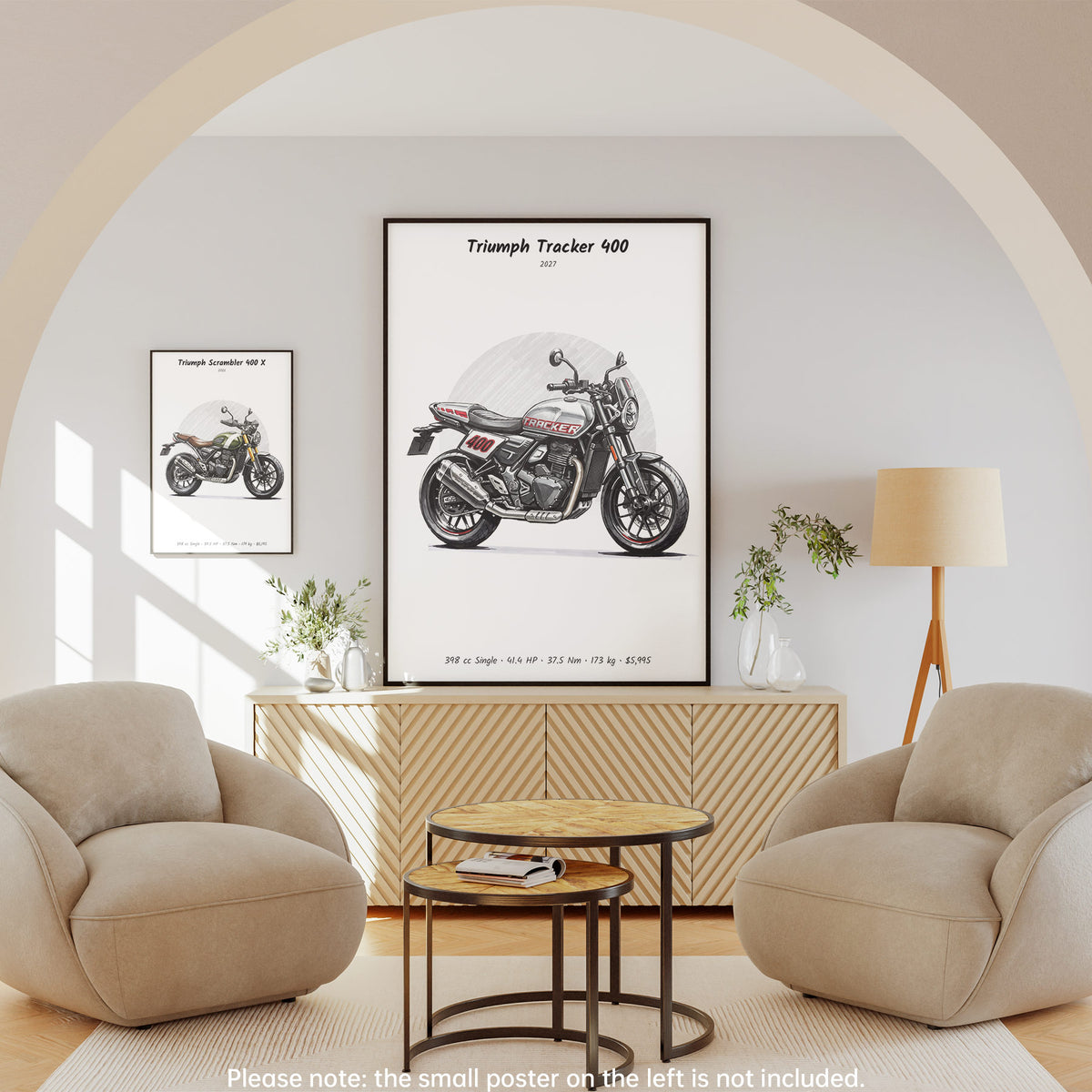 Triumph Tracker 400 2027 Wall Art