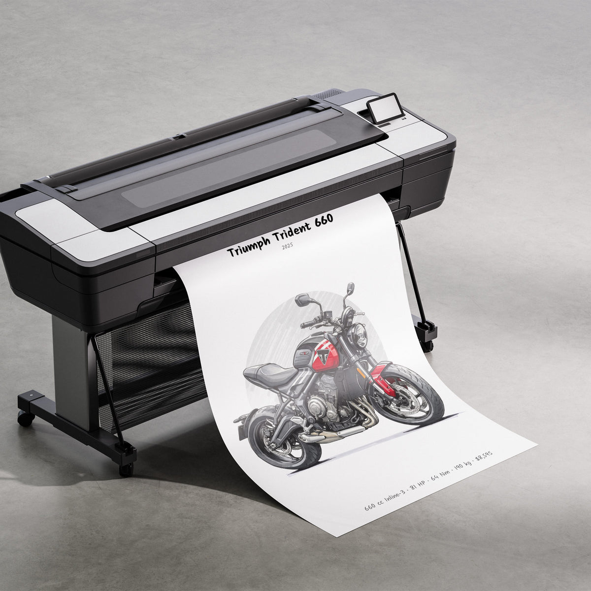 Triumph Trident 660 2025 Print