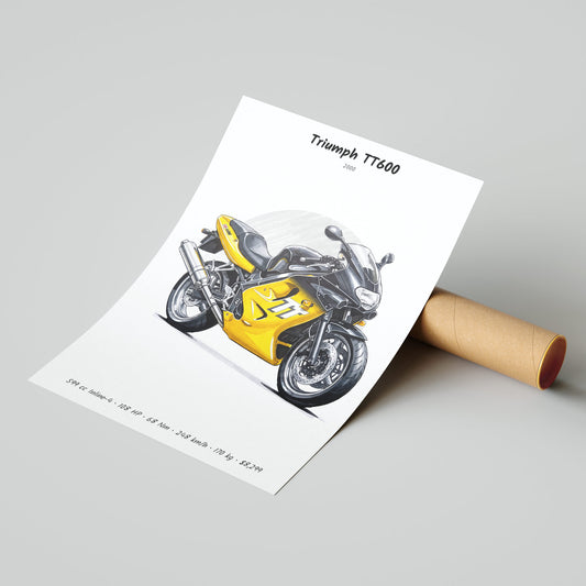 Triumph TT600 2000 Poster