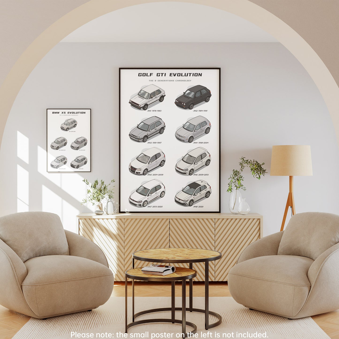 VW Golf GTI Evolution Poster