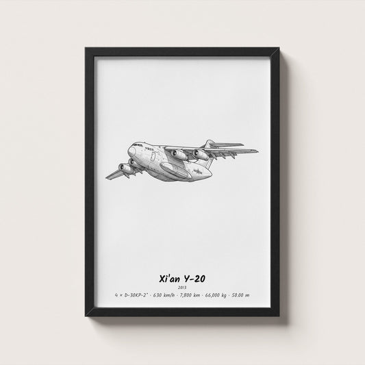Xi'an Y-20 Wall Art