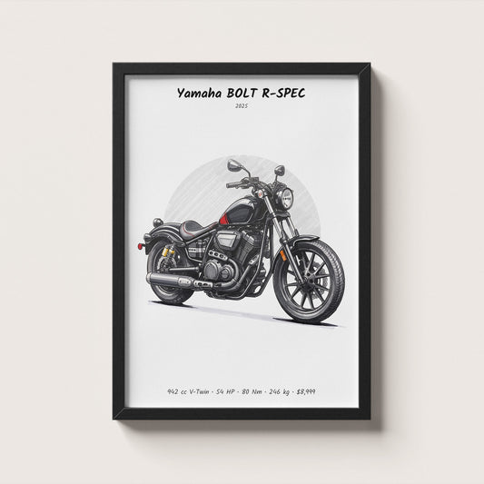 Yamaha BOLT R-SPEC 2025 Wall Art