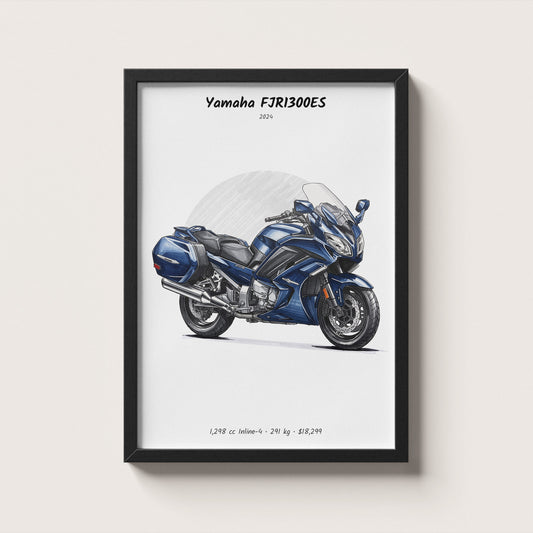 Yamaha FJR1300ES 2024 Wall Art
