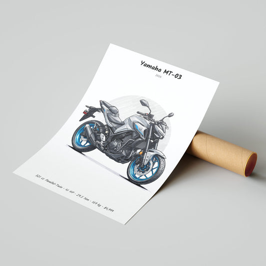 Yamaha MT-03 2026 Poster
