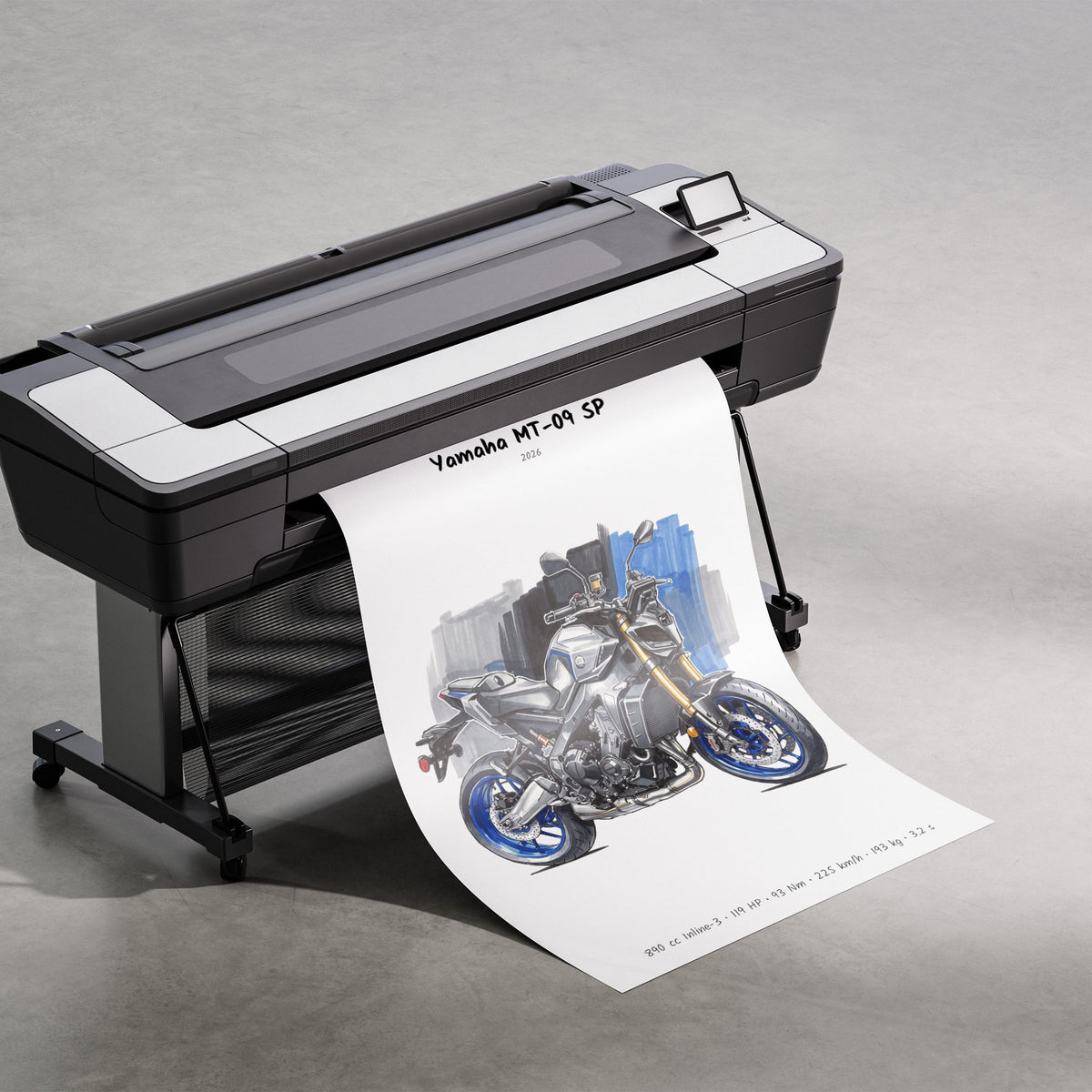 Yamaha MT-09 SP 2026 Print