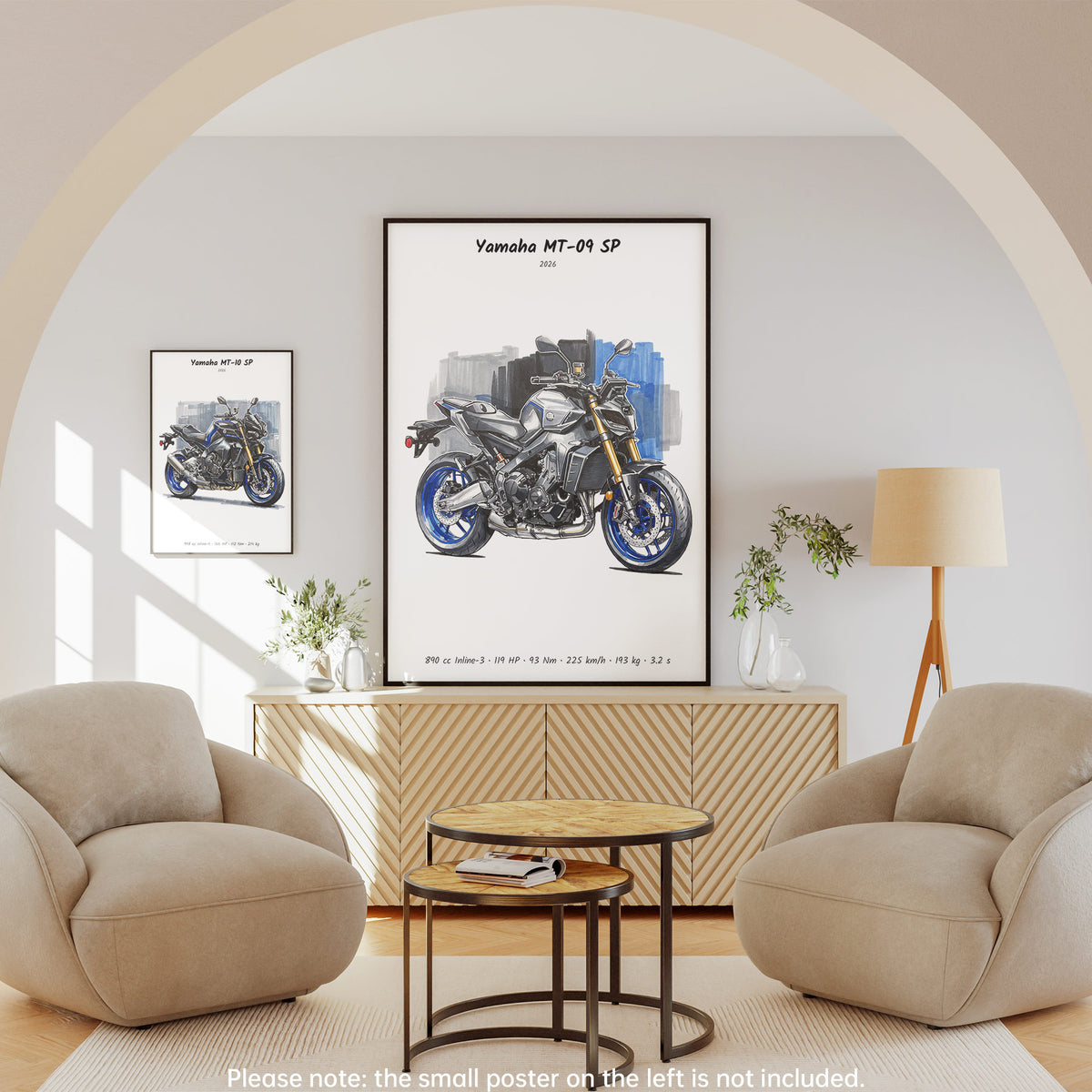 Yamaha MT-09 SP 2026 Wall Art