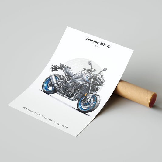 Yamaha MT-10 2026 Poster