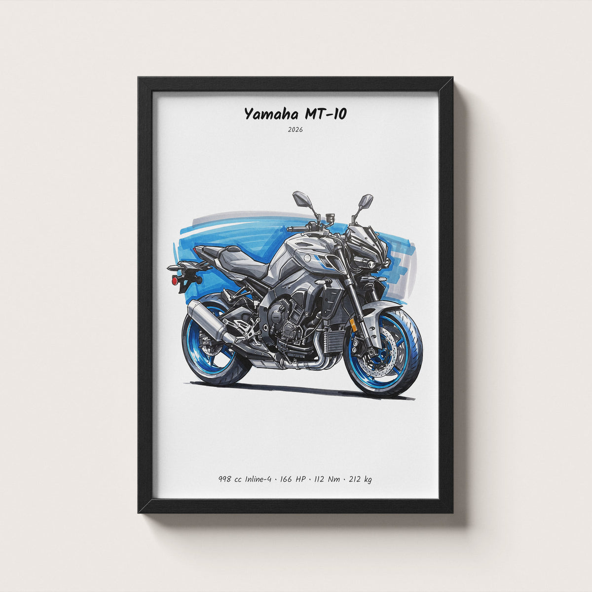 Yamaha MT-10 Wall Art