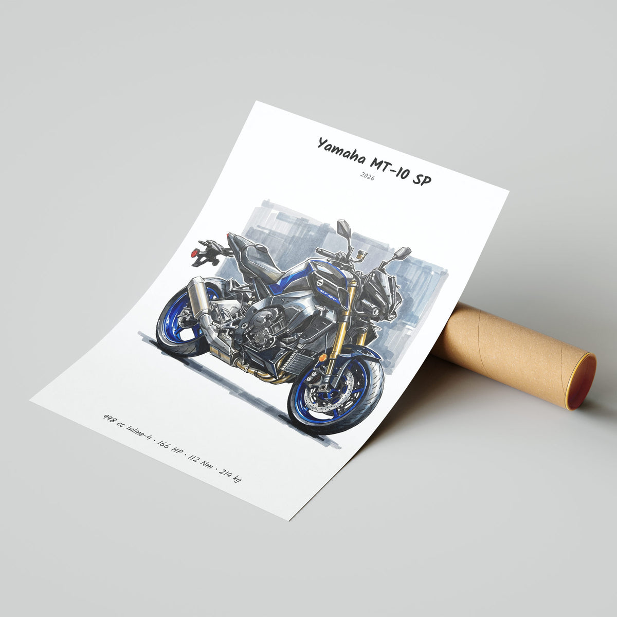 Yamaha MT-10 SP 2026 Poster