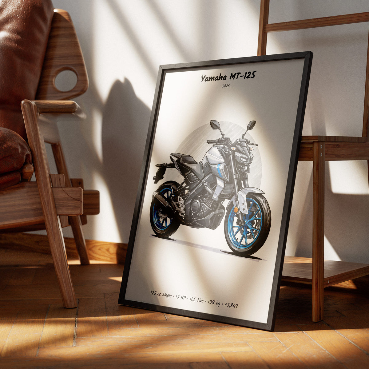 Yamaha MT-125 2026 Wall Art