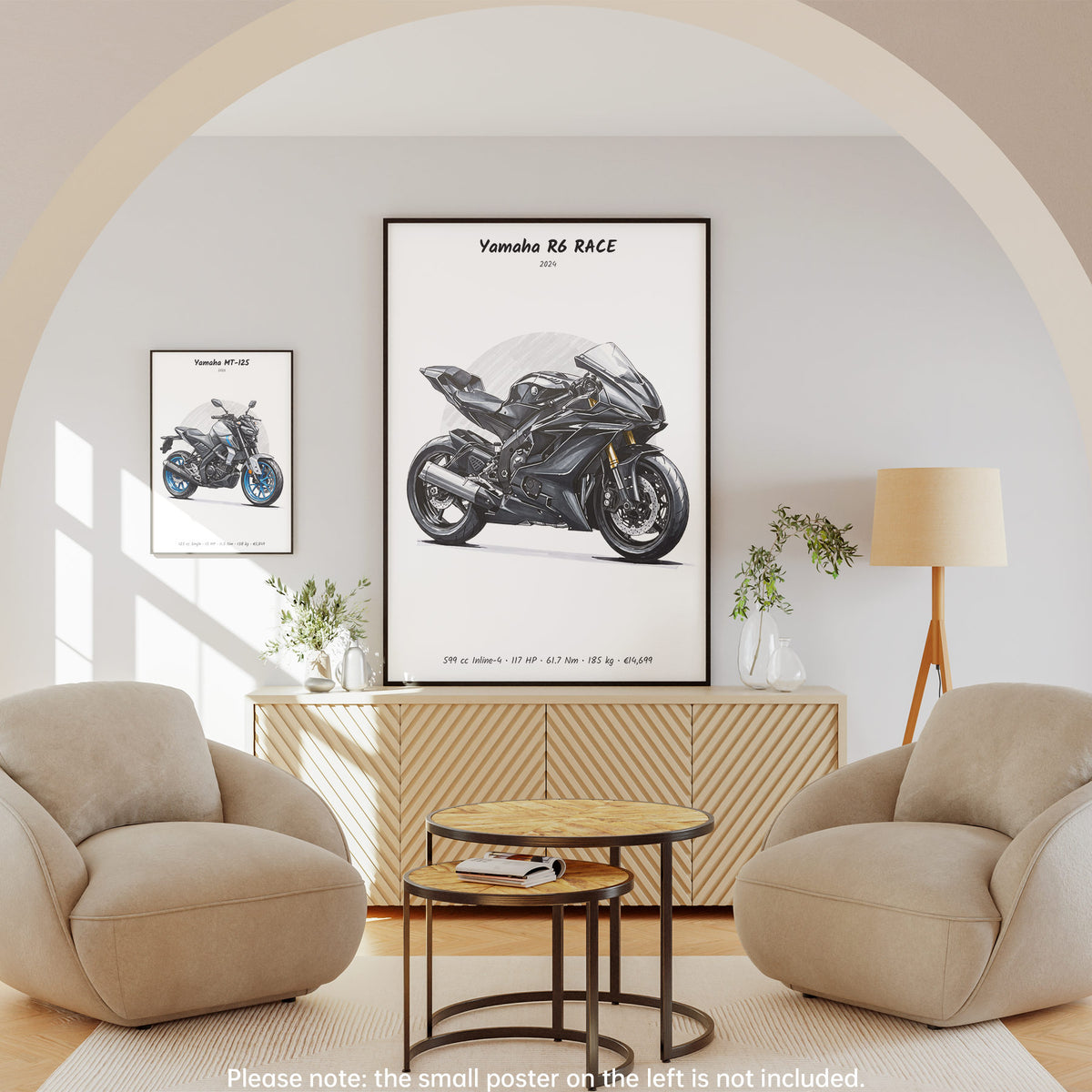 Yamaha R6 RACE 2024 Wall Art