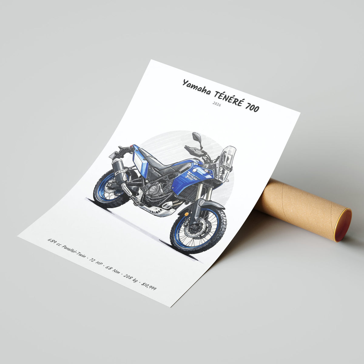 Yamaha TENERE 700 2026 Poster