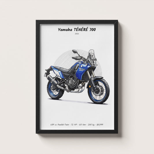 Yamaha TENERE 700 2026 Wall Art