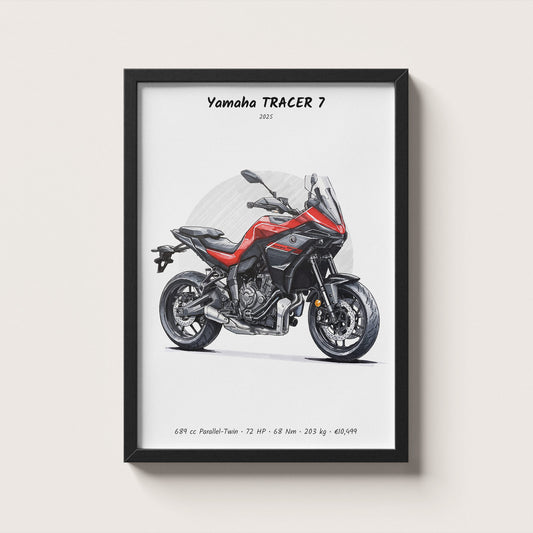 Yamaha TRACER 7 2025 Wall Art