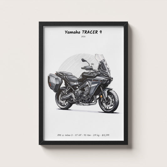 Yamaha TRACER 9 2026 Wall Art