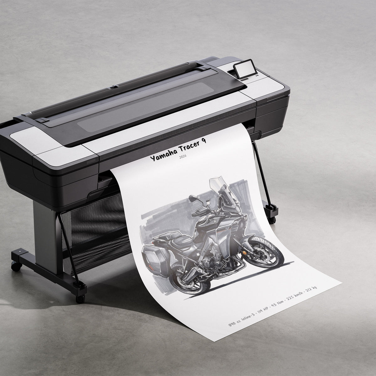 Yamaha Tracer 9 Print
