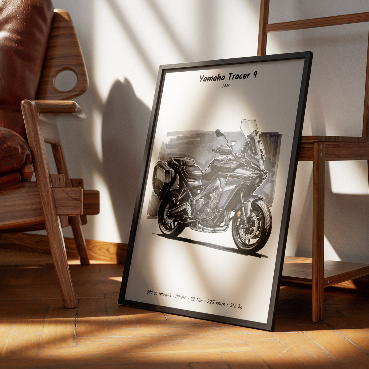 Yamaha Tracer 9 Wall Art