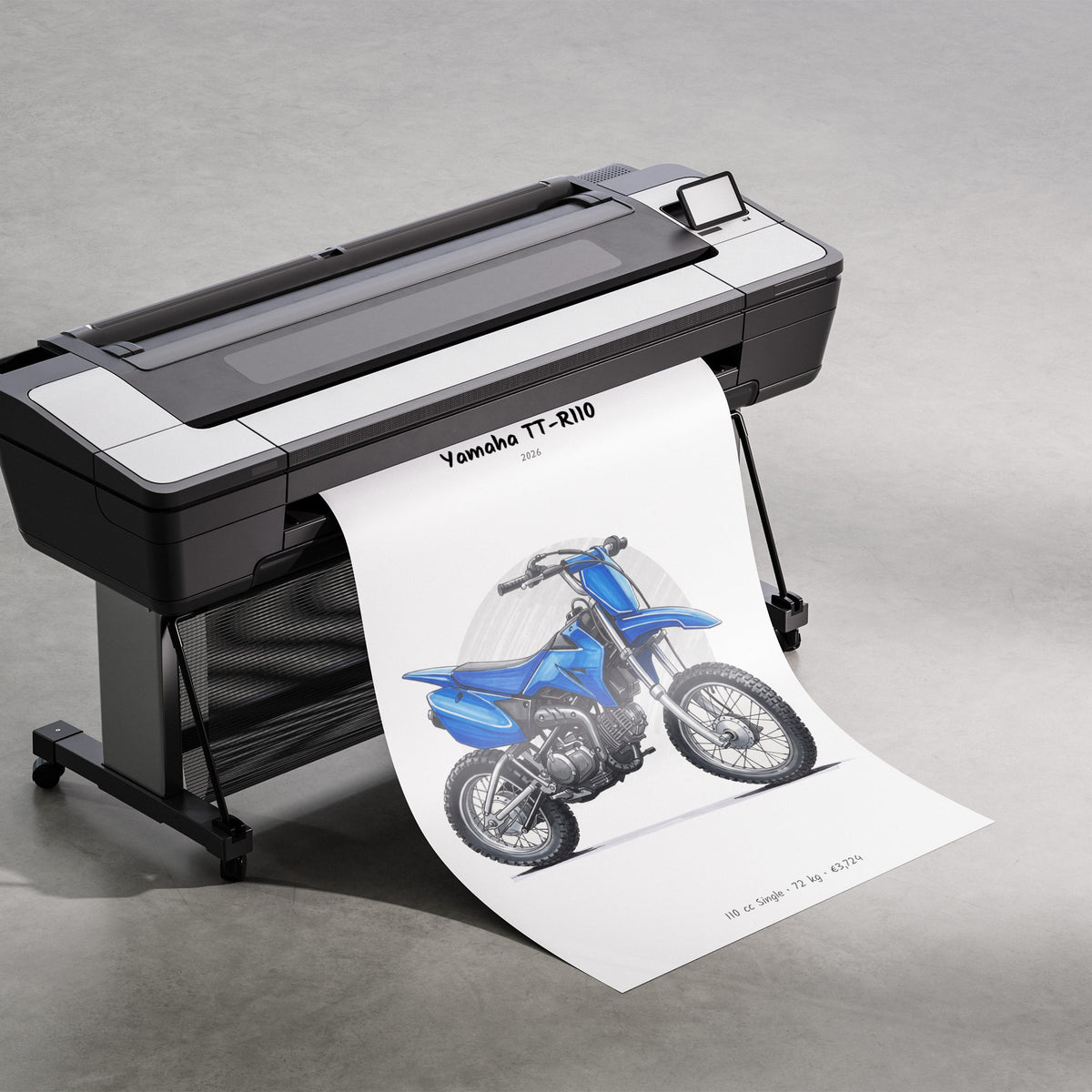 Yamaha TT-R110 2026 Print