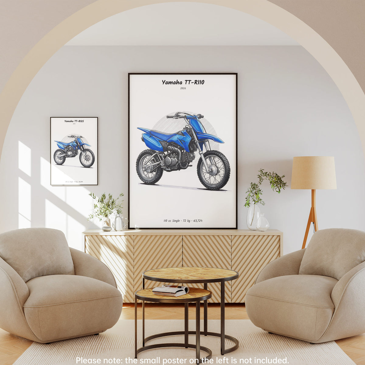 Yamaha TT-R110 2026 Wall Art