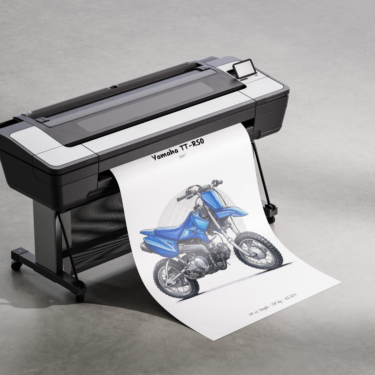 Yamaha TT-R50 2027 Print
