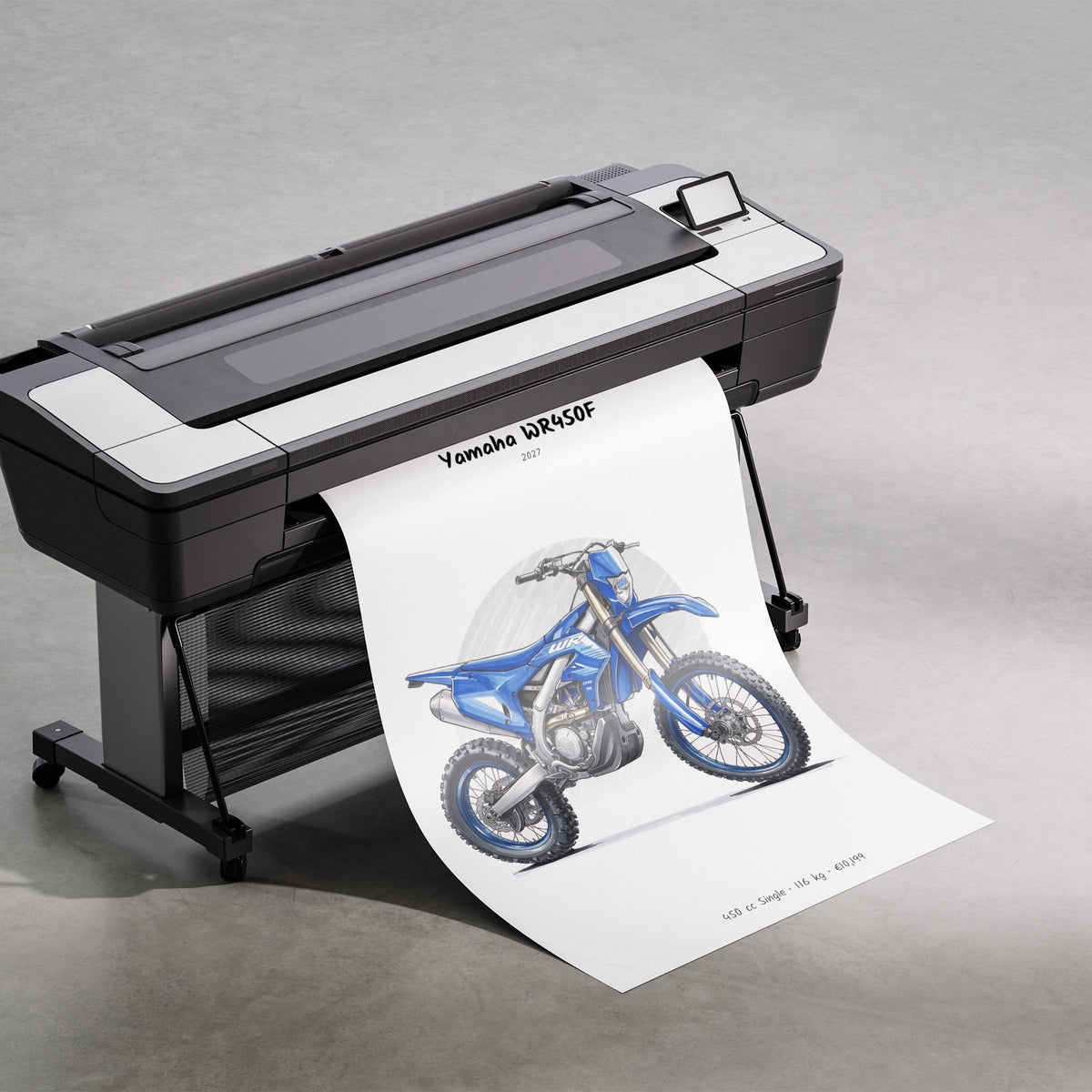 Yamaha WR450F 2027 Print