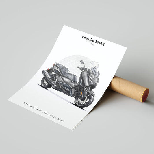 Yamaha XMAX 2026 Poster