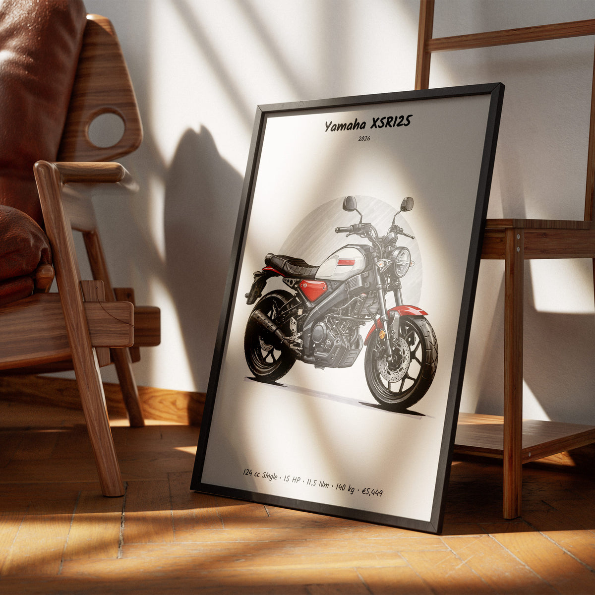 Yamaha XSR125 2026 Wall Art
