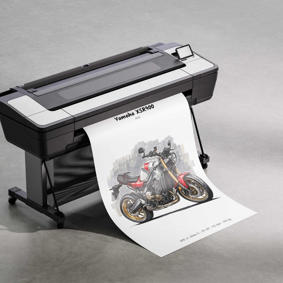 Yamaha XSR900 2026 Print