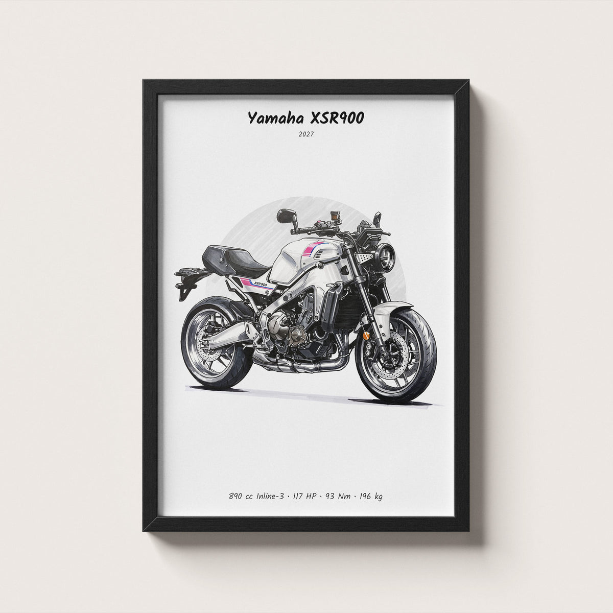 Yamaha XSR900 2027 Wall Art