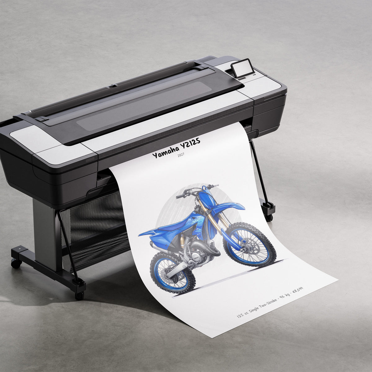 Yamaha YZ125 2027 Print