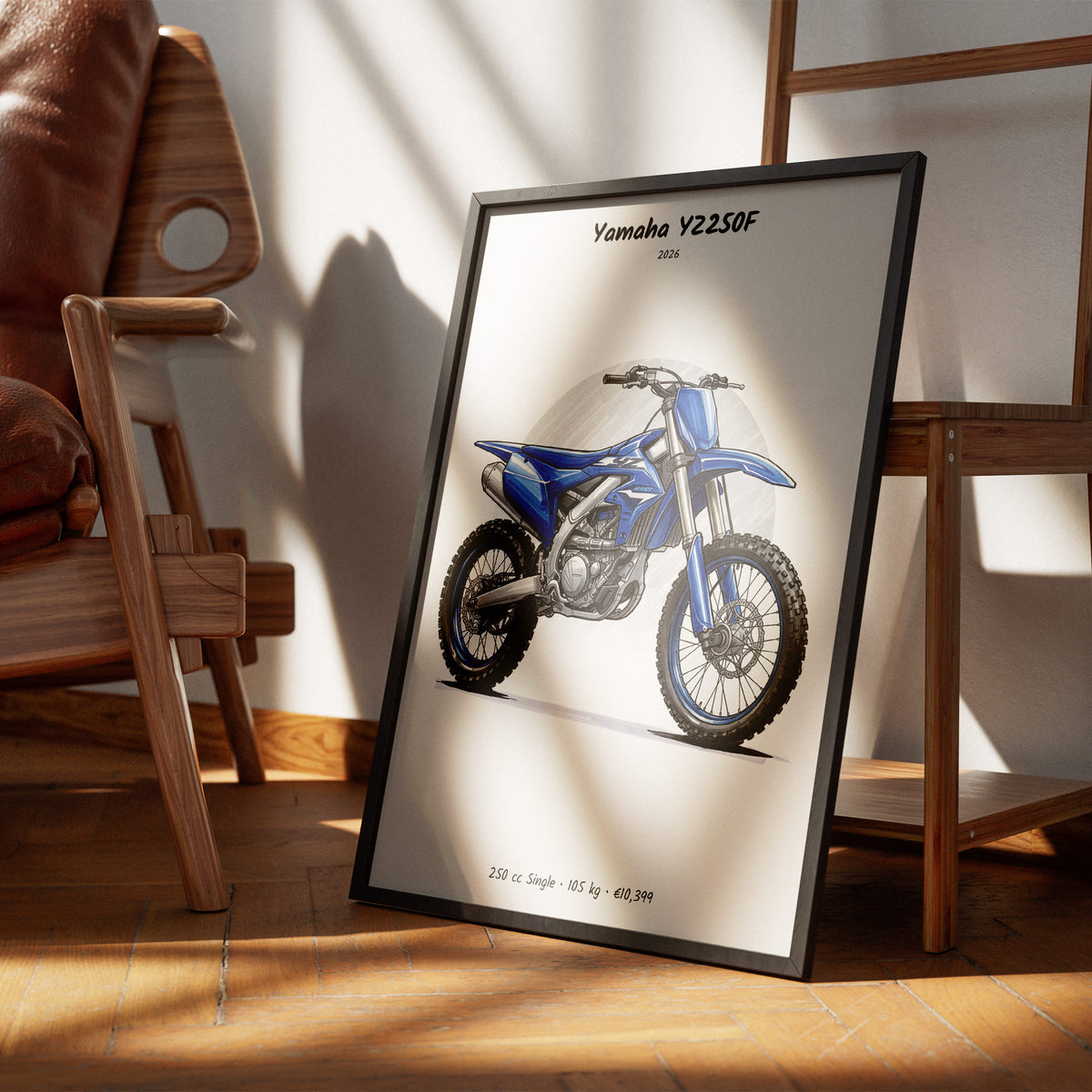 Yamaha YZ250F 2026 Wall Art