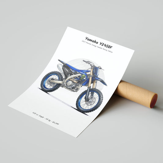 Yamaha YZ450F Monster Energy Edition 2027 Poster