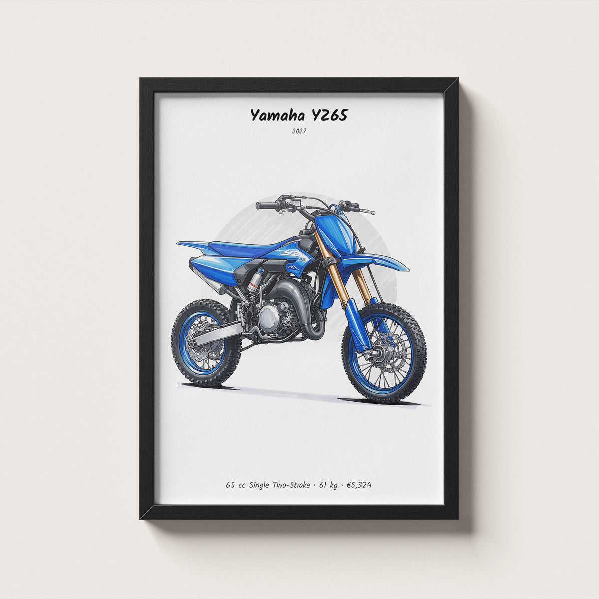Yamaha YZ65 2027 Wall Art