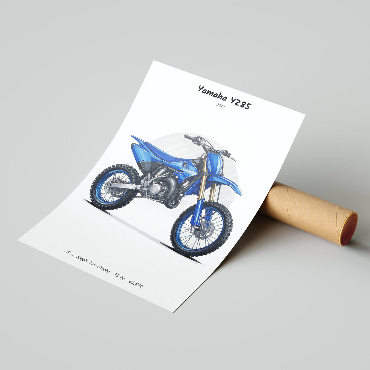 Yamaha YZ85 2027 Poster