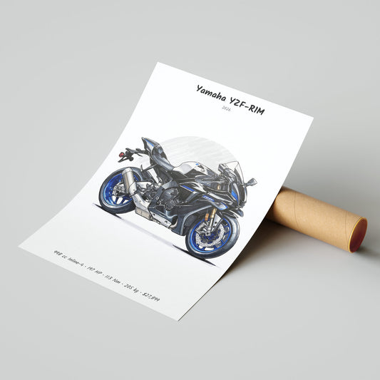 Yamaha YZF-R1M 2026 Poster