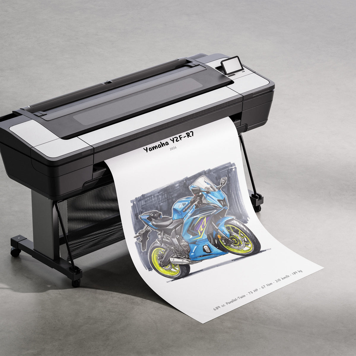 Yamaha YZF-R7 2026 Print