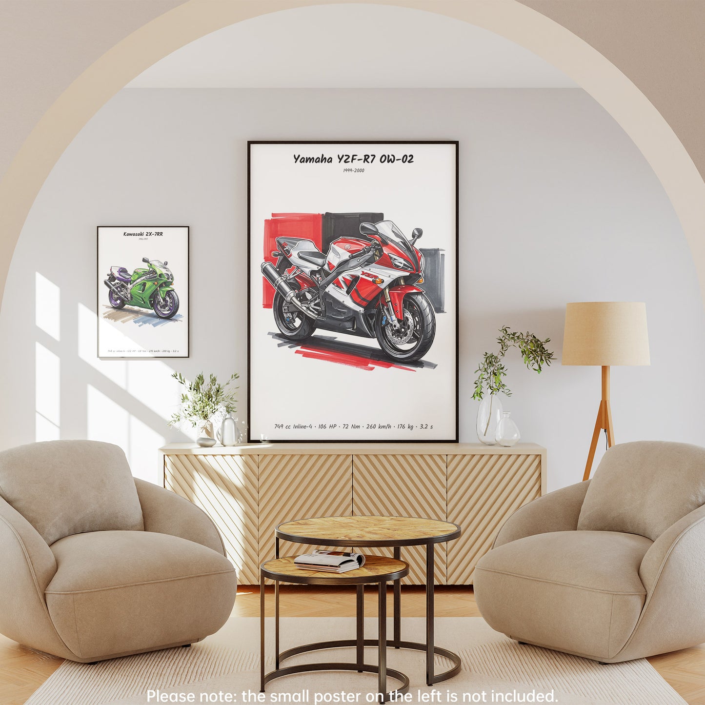 Yamaha YZF-R7 OW-02 Art Print