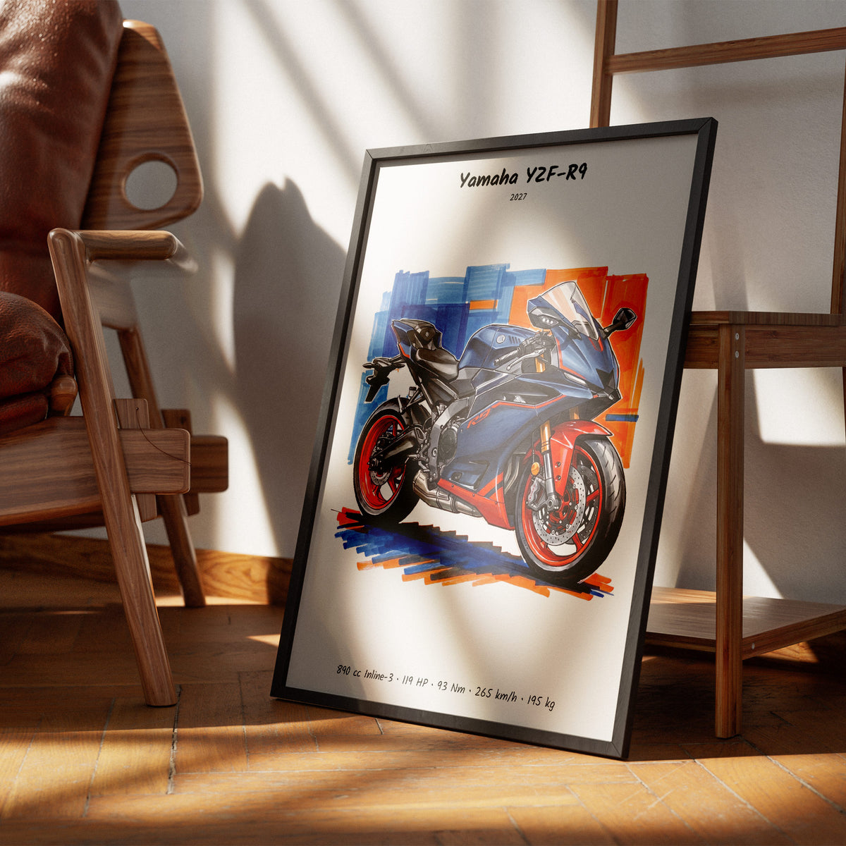 Yamaha YZF-R9 2027 Wall Art