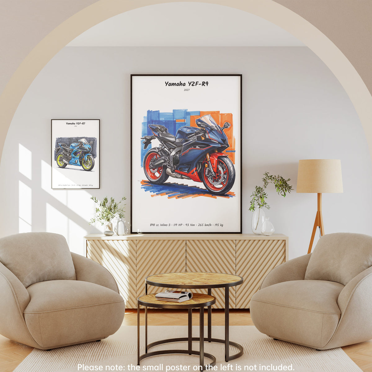 Yamaha YZF-R9 2027 Wall Art
