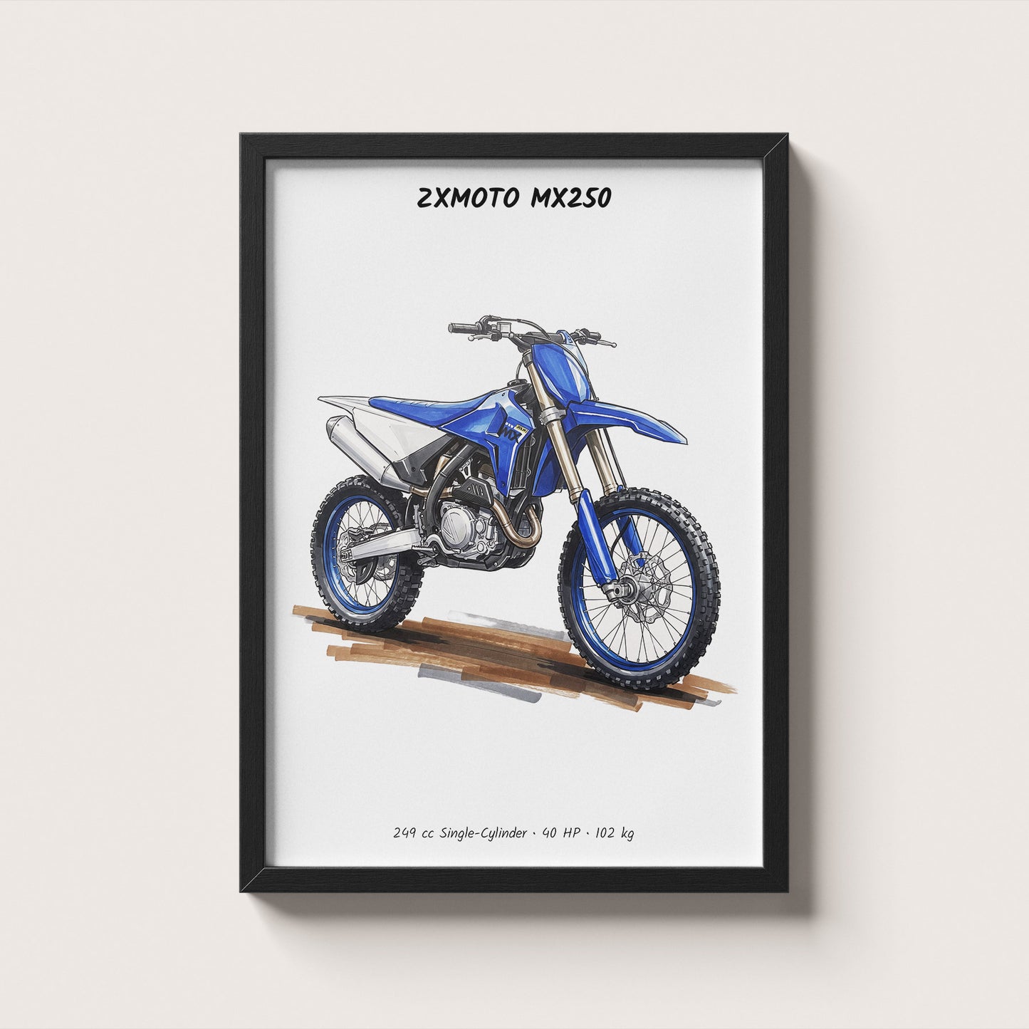 ZXMOTO MX250 Art Print